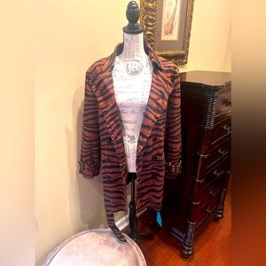 Tiger Stripe Overcoat
